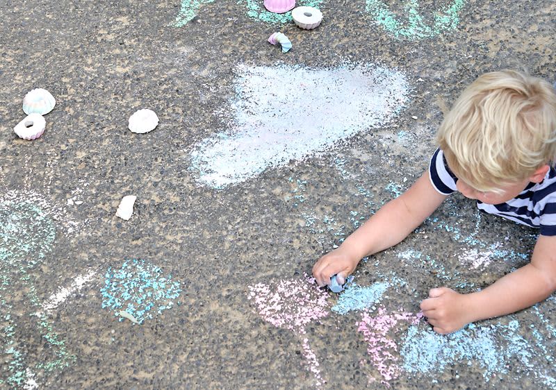 Ganz einfach selber machen: Straßenmalkreide