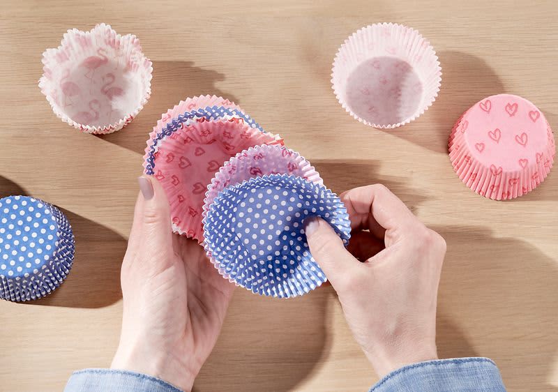 Fröhliche Geschenkdekoration Schritt 1
