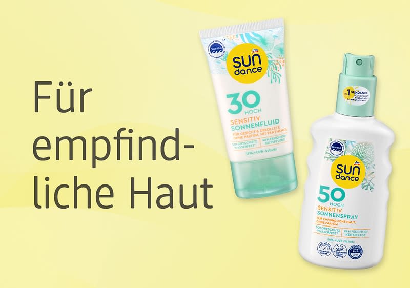 Sensitiv Serie von SUNDANCE für empfindliche Haut