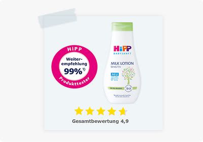 Die optimierten HiPP Extra weichen Windeln bieten nun einen doppelten Auslaufschutz.