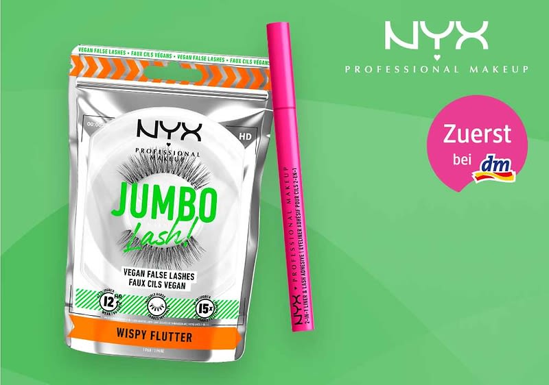 Die neuen Jumbo Lashes von NYX sind vegan*.
