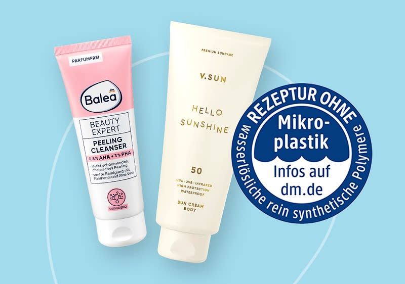 Mikroplastikfreie Produkte