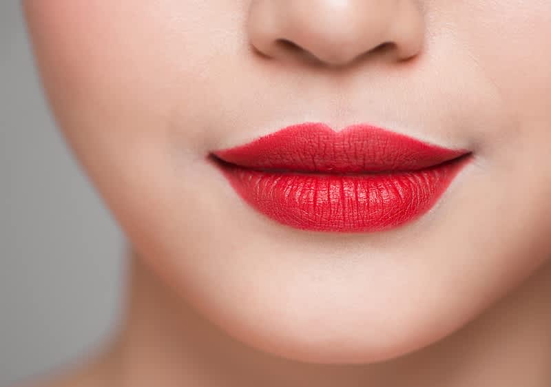 Rote Lippen