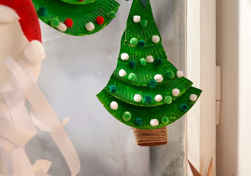 DIY Weihnachtsbaum am Fenster