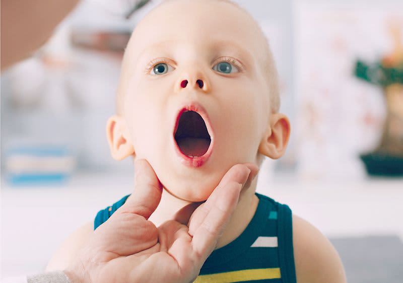 Kind von drei Jahren bei U7a-Untersuchung