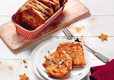 Veganer Zupfkuchen zu Weihnachten