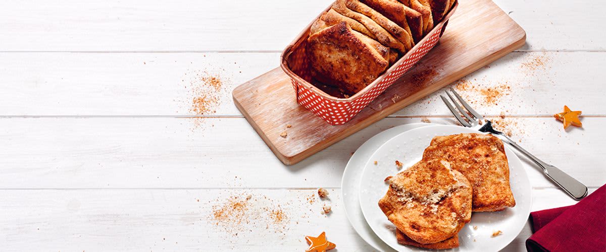 Veganer Zupfkuchen zu Weihnachten