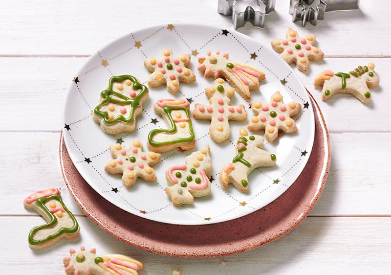 Vegane Mürbeteigplätzchen