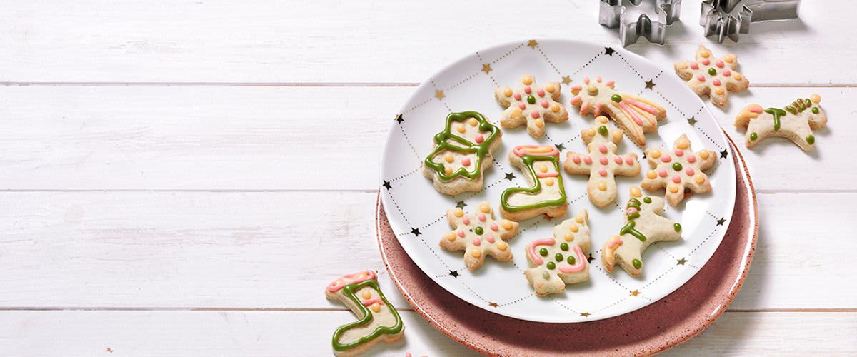 Vegane Mürbeteigplätzchen