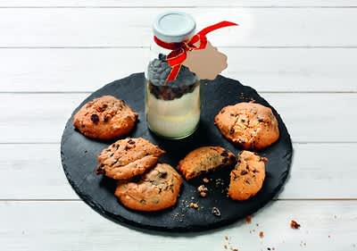 Vegane Cookies mit Schoko