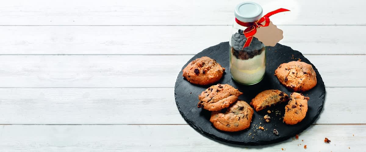 Vegane Cookies mit Schoko