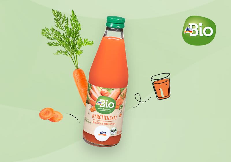 Karottensaft von dmBio