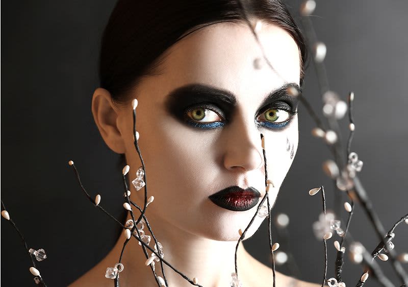 Hexe schminken für Halloween