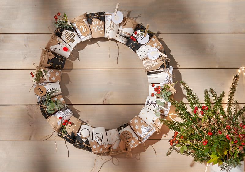 Adventskalender Becherkranz Aufmacher