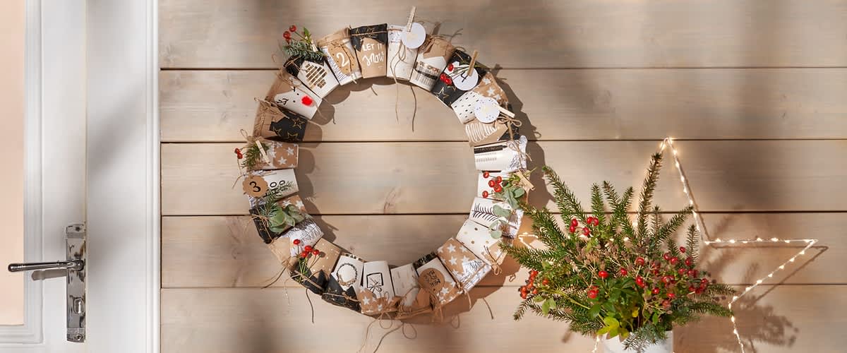 Adventskalender Becherkranz Aufmacher