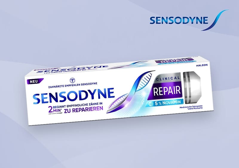 Mit Sensodyne Direct gehst Du gegen Schmerzempfindlichkeit bei Zähnen vor.