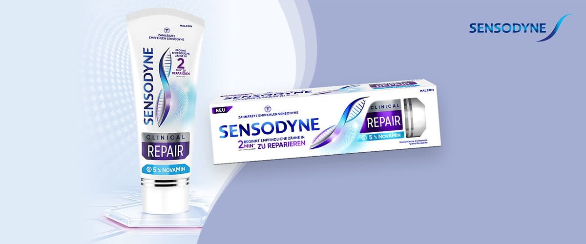 Mit Sensodyne Direct gehst Du gegen Schmerzempfindlichkeit bei Zähnen vor.