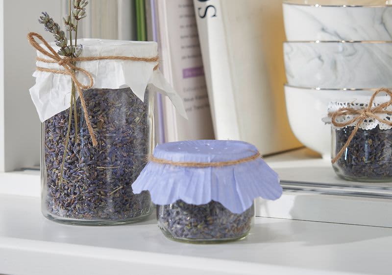Wohlriechende Lavendel-Duftgläser