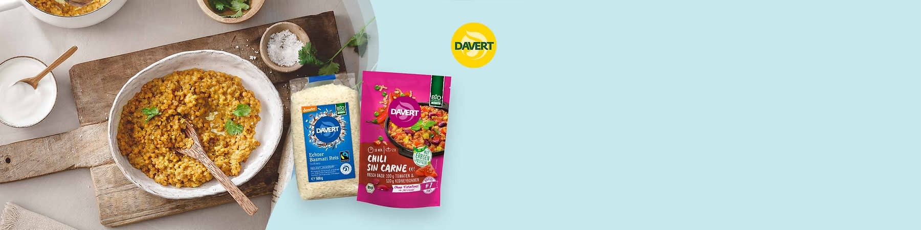 Entdecke die Biogerichte von Davert.