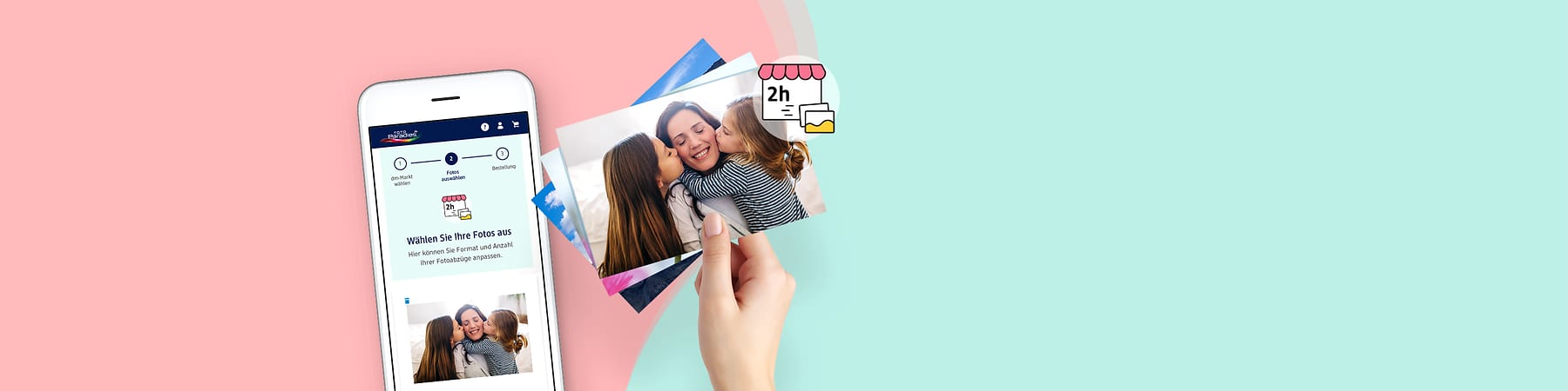 Fotoabzüge per Express-Abholung in Deinem dm-Markt