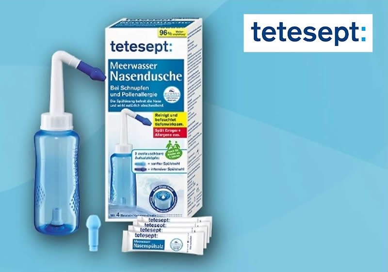 Für eine freie Nase: tetesept Meerwasser Nasendusche