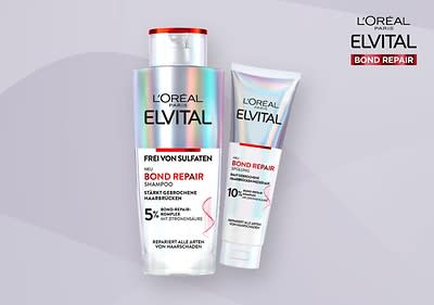Entdecke Elvital Bond Repair für Haarreparatur, Glanz und Pflege