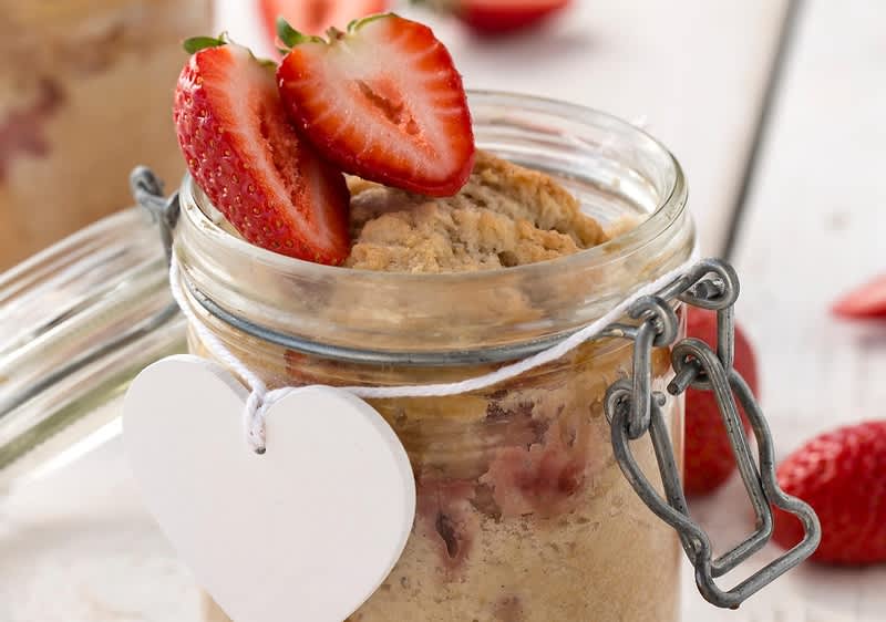 Veganer Muttertagskuchen im Glas
