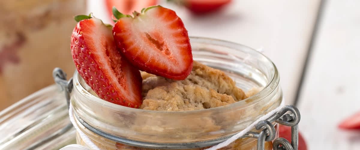 Veganer Muttertagskuchen im Glas