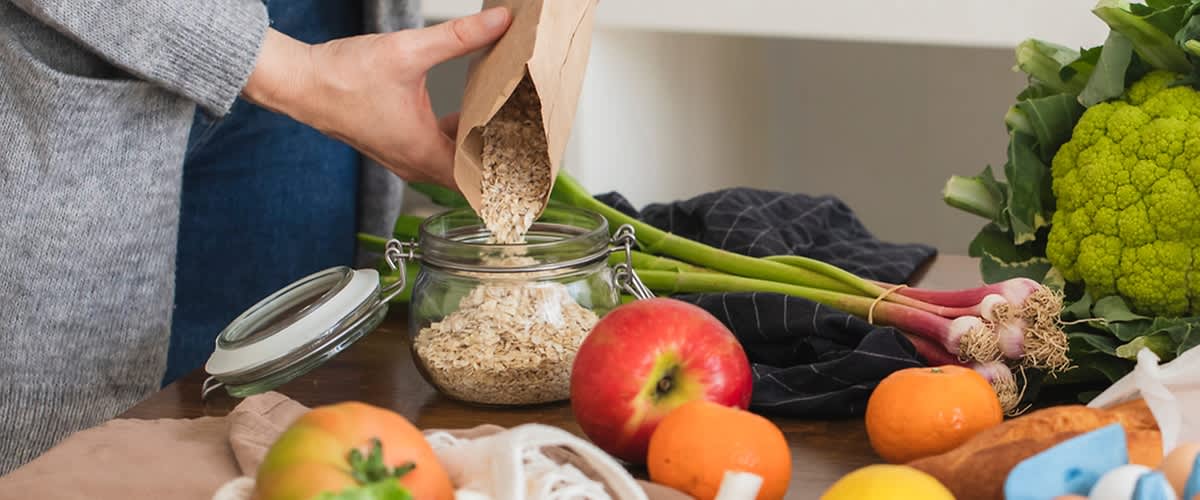 Obst und Gemüse in der Küche