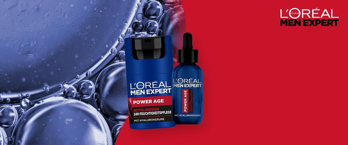 L'ORÉAL MEN EXPERT Power Age für die Männerhaut ab 30.