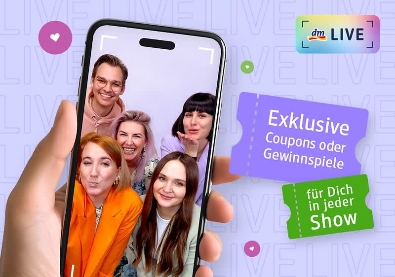 Smartphone mit dmLIVE Screen