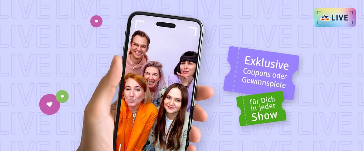 Smartphone mit dmLIVE Screen