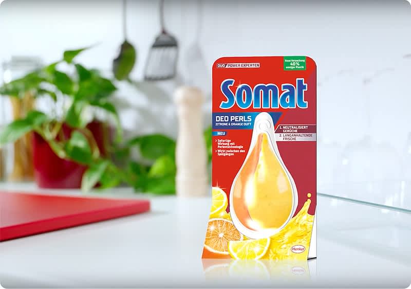 Hier geht's zum Anwendungsvideo wie du die Deo Pearls von Somat verwendest.