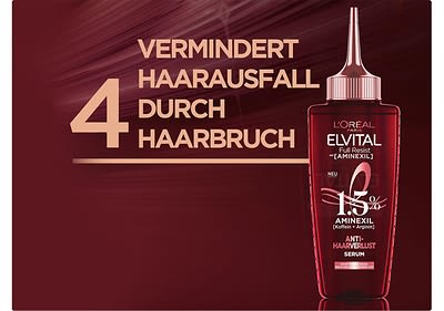 Das Elivtal Full Resist Anti-Haarverlust-Serum vermindert Haarausfall durch Haarbruch.