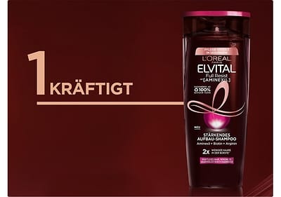 Elvital Full Resist Shampoo kräftigt Dein Haar.
