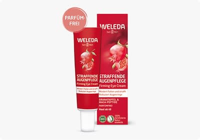 Pflegende Augencreme von Weleda für einen strahlend wachen Blick.