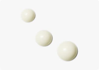 Gezielt gesetzte Textur des Pflegeserums der Weleda Straffenden Gesichtspflegeserie