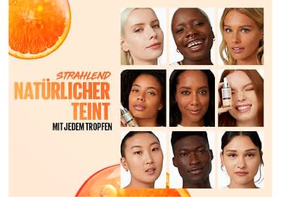 Fische und gesund aussehende Haut dank Super Stay Skin Tint von Manhattan.