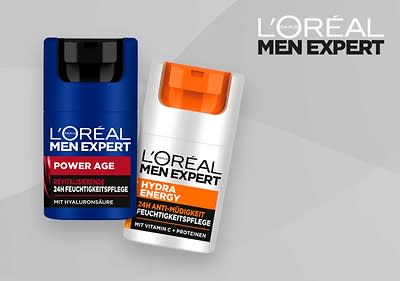 Einige Produkte von L'Oréal Paris MEN EXPERT gibt es jetzt auch im praktischen Pumpspender.