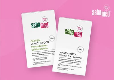 Nostalgisches grünes Seifenstück in geöffneter Verpackung mit Gründer Dr. med. Heinz Maurer