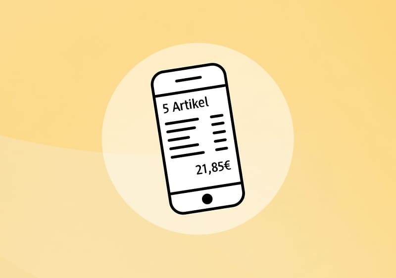 Deine Übersicht: Summe des Einkaufs immer im Blick