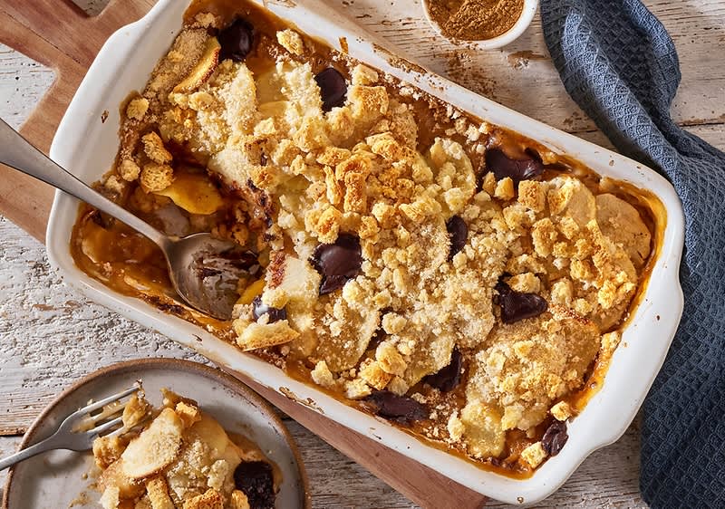 Apfel Auflauf mit Zimt-Zwieback