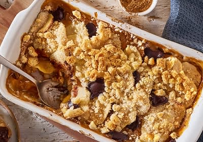 Apfel-Auflauf mit Zimt-Zwieback