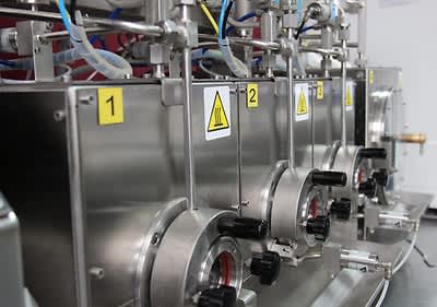 Färben an der Maschine