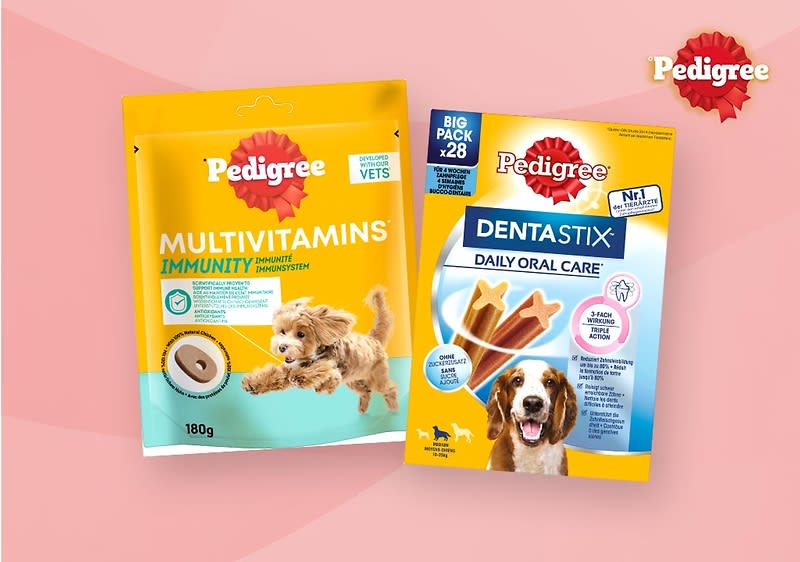 Pedigree Hundefutter für die Gesundheit und Vitalität Deines Kindes.