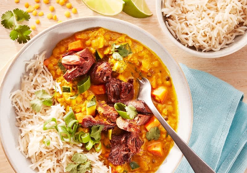 Vegetarisches Linsen-Curry