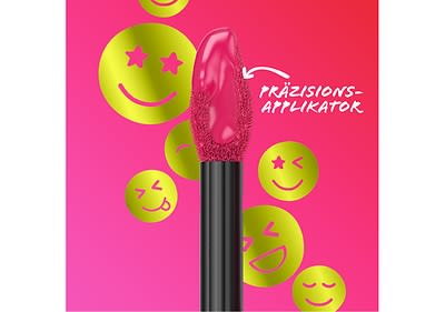 Die innovative Applikator-Spitze macht den Farbauftrag einfach und präzise für ein ebenmäßiges Ergebnis.