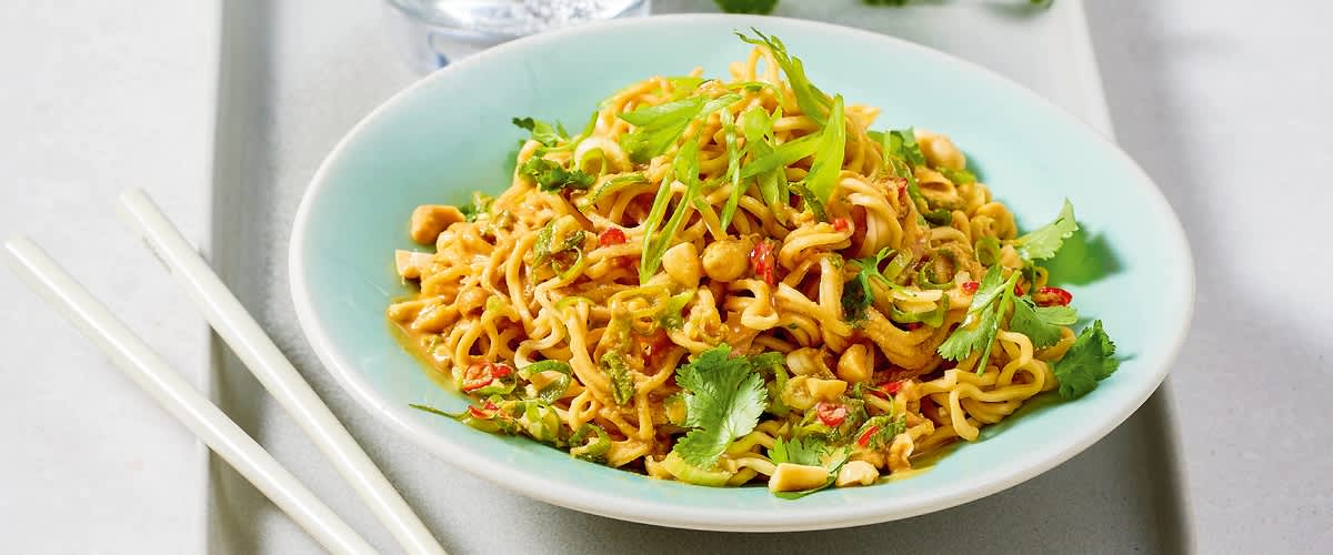 Abbildung von Nudeln Asia-Style