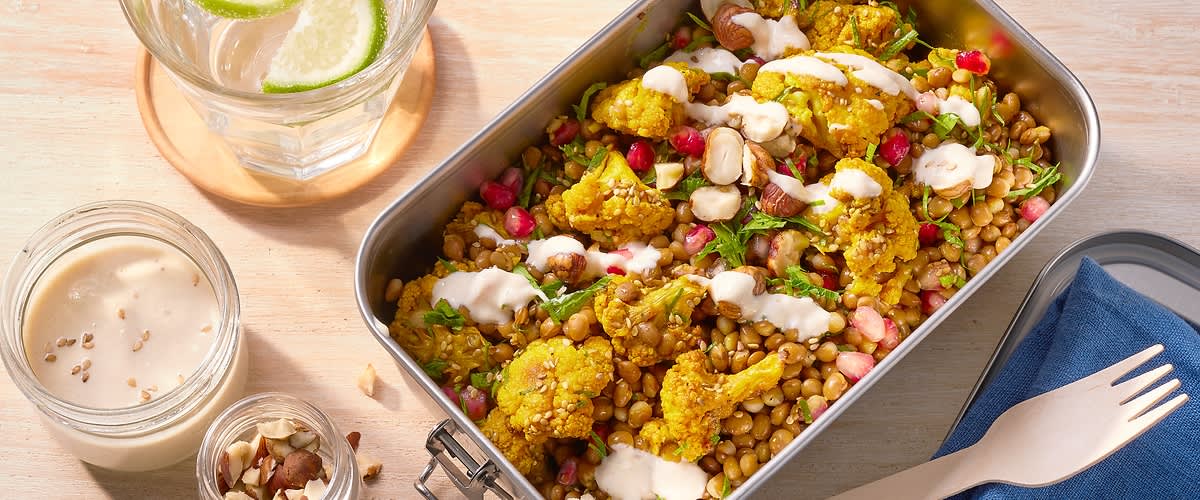 Levantinischer Linsensalat