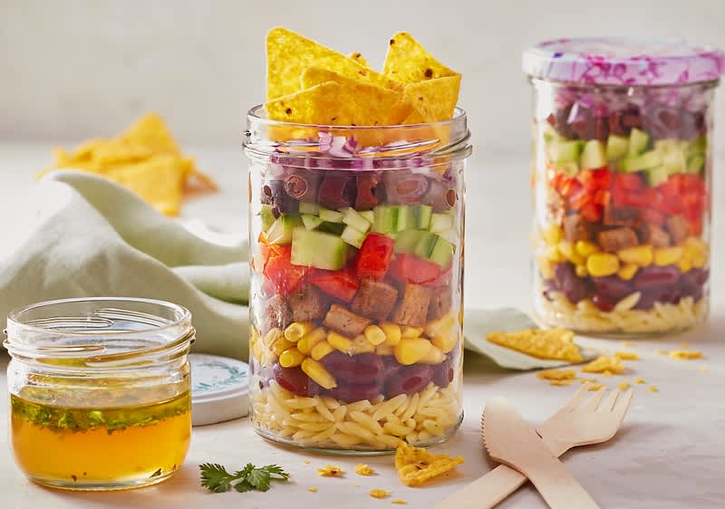 Bunter Schichtsalat